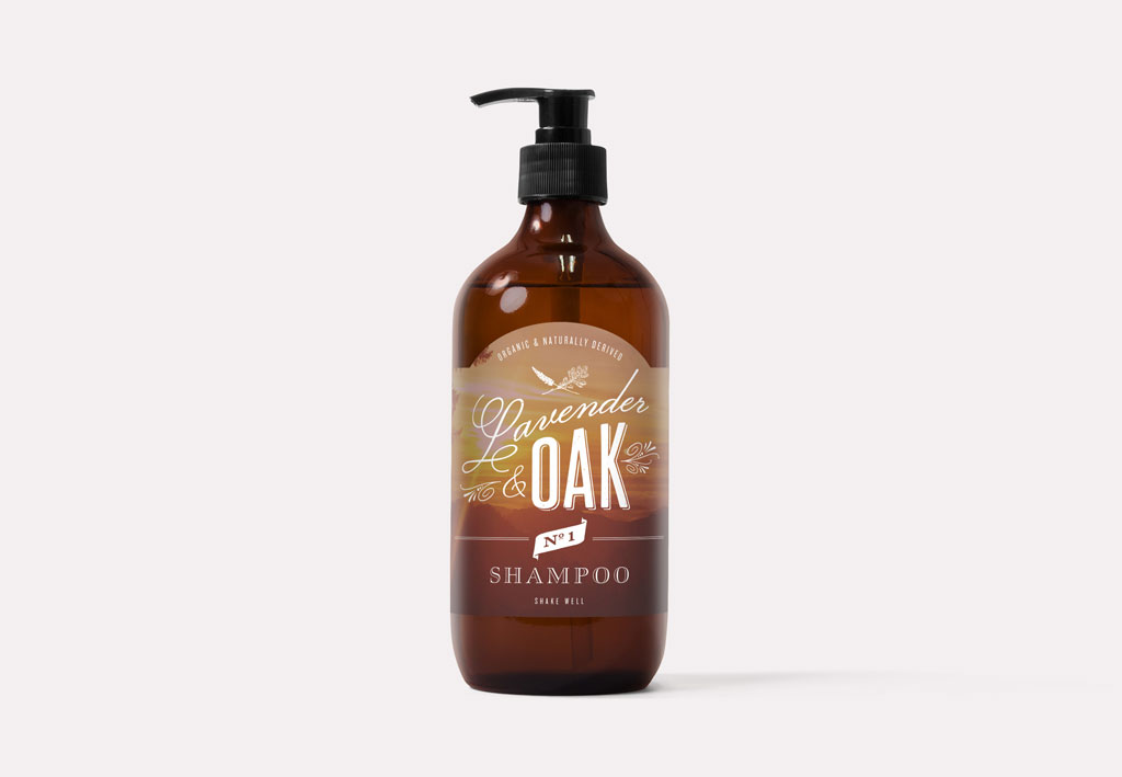 Lavender & Oak shampoo